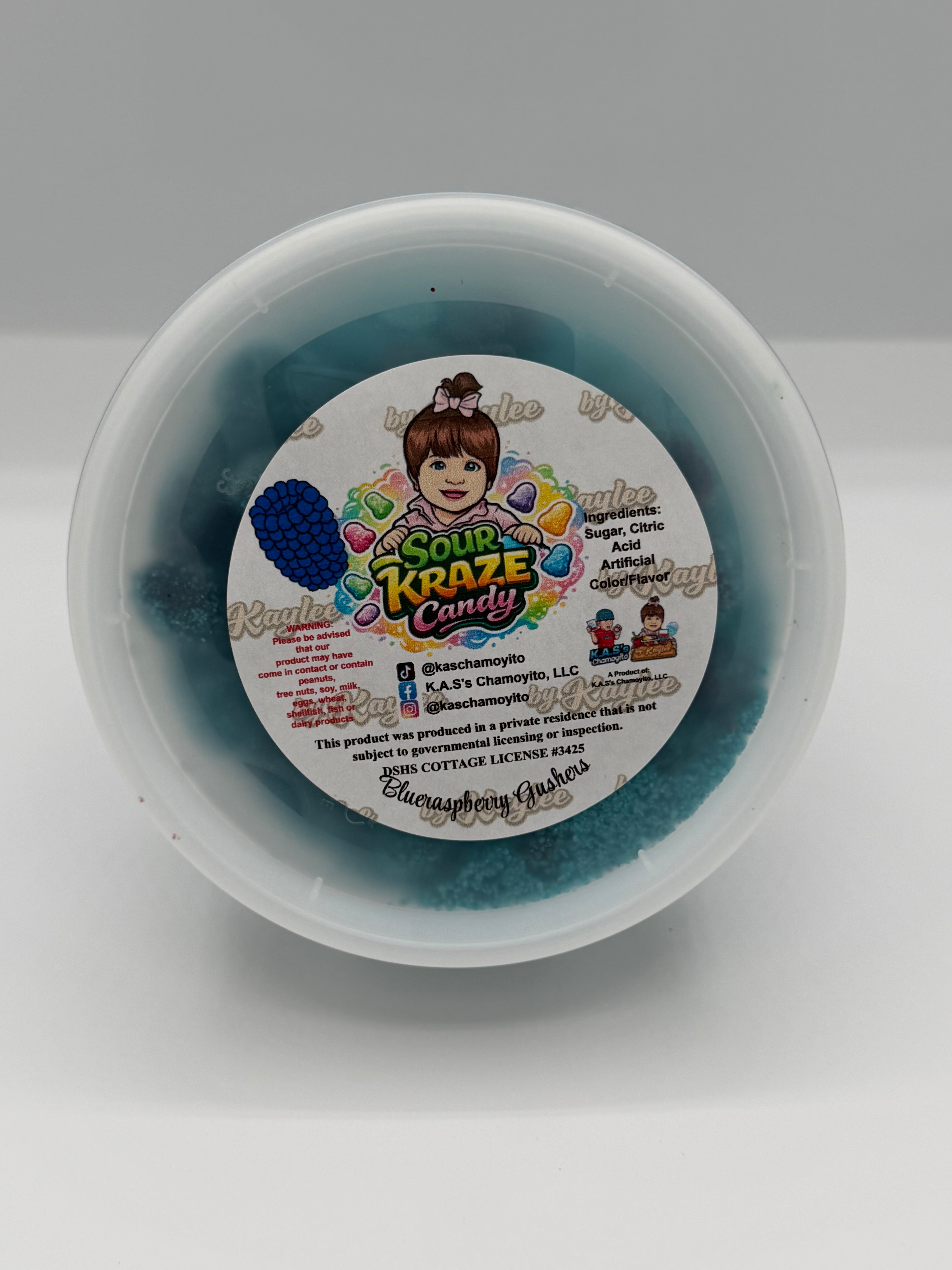 Sour Kraze Blue Raspberry Gushers