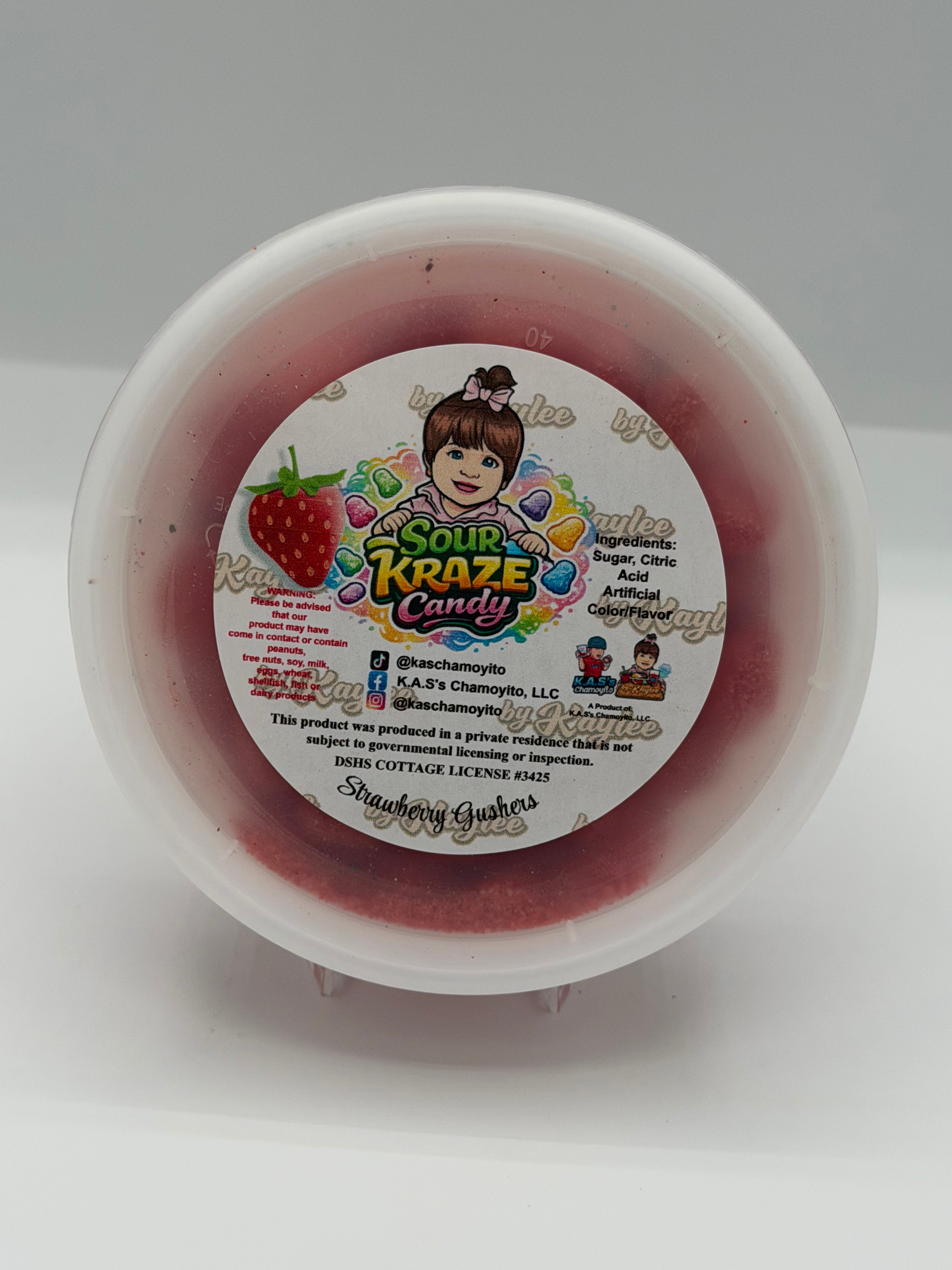 Sour Kraze Strawberry Gushers