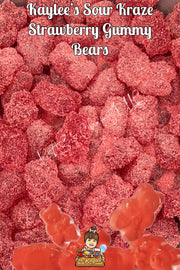 Sour Kraze Strawberry Gummy Bears