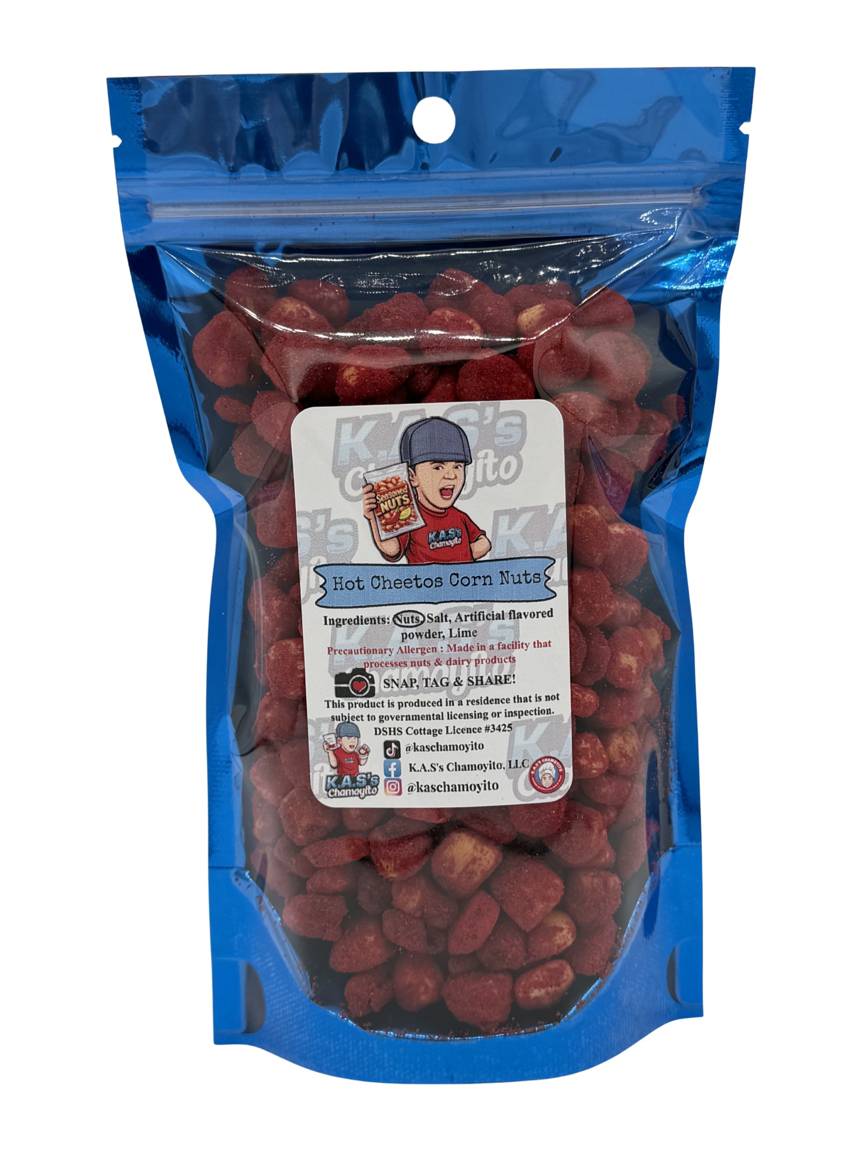 Hot Cheetos Seasoned Cornuts